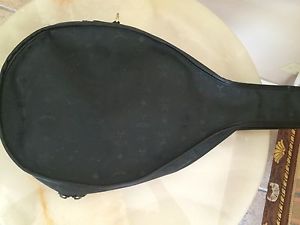 Authentic MCM black tennis raquet protective sleeve, in good condition