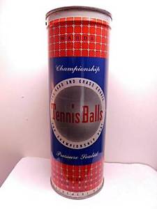 Antique Vintage Old Montgomery Ward Tennis Ball Tin Can ~ Unopened