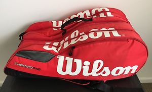 WILSON TOUR Thermo Guard Tennis Racquet Carrying Bag w Shoulder Straps