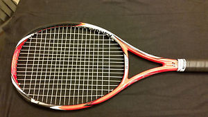 Yonex Vcore si 100 strung tennis racket