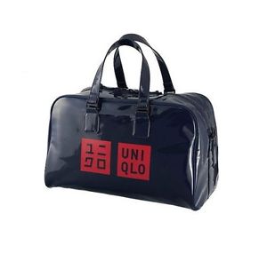 Rare UNIQLO Kei Nishikori Model Tennis Enamel Boston Bag Navy Novak Djokovic