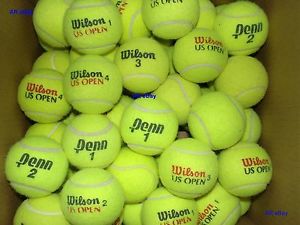 50 Used Tennis Balls Clean Indoor Court  Quick Ship  *20 Extra With Buy It Now*
