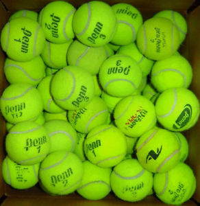 50 Used Tennis Balls...All Brand Name...Free shipping