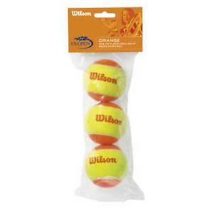 Wilson Tennis Balls WRT1373 US Open Red Tennis Ball Orange, 3 Pack