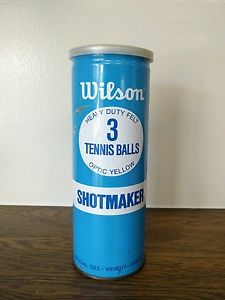 Vintage wilson shotmaker tennis balls optic yellow