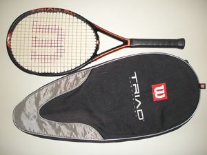 WILSON TRIAD HAMMER 6.0 OS 106  TENNIS RACQUET 4 3/8   27.5