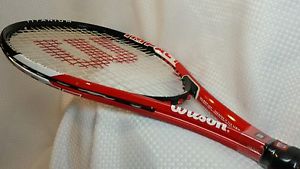 New Wilson IMPACT Titanium Tennis Racquet Volcanic Frame Tech 4 1/2