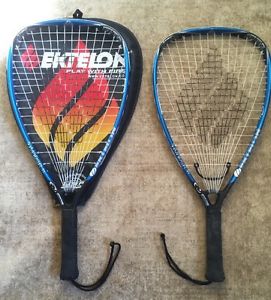 2 - Ektelon Racquetball Racquets Invader Ti F3 's Both Xs Grips! Must Go!