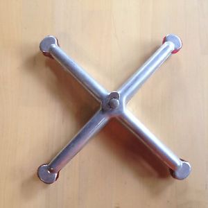 Vintage 10” Tennis Racket Press Metal Holder Guard Aluminum Brace