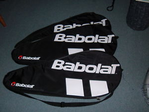 BABOLAT TENNIS RACKET COVER CASE BAG W/Strap Bulk lot of 3