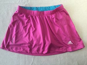 Adidas Pink Climalite Barricade Fully Lined Tennis Skirt Skort SMALL