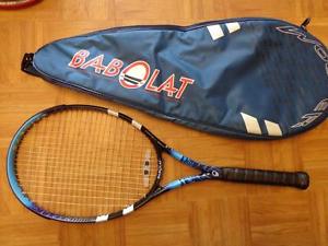 RARE Babolat Swirlly Pure Drive Team PLUS 27.5 inches 100 4 3/8 tennis Racquet