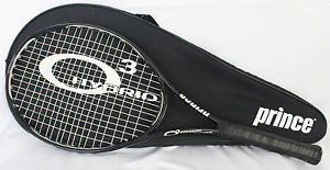 Prince O3 SPEED PORT BLACK Team Midplus Tennis Racket Sz 3 Grip 100in with Case