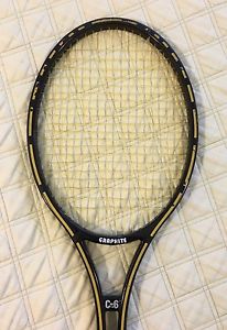 VINTAGE TONY TRABERT MIDSIZE C-6 COMPOSITE GRAPIHTE TENNIS RACKET 4 3/8 GRIP USA
