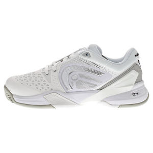 NEW IN BOX Head Women`s Revolt Pro Tennis Shoes Size 8 White Silver Guarantee