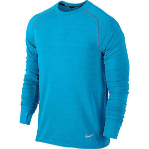 NWT Nike Running Sprint Feather Fleece Crew Long Sleeve Shirt Size L 598973 415