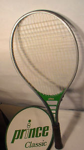 Vintage 1980's PRINCE Classic Series 110 TENNIS RACKET 4 1/2 Leather Grip Cover
