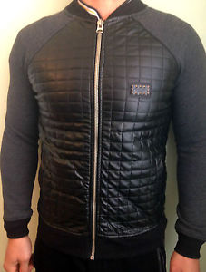 New Philipp Plein Jacket Men's Sweat Fashion Jacket Size:S Mens Clothing