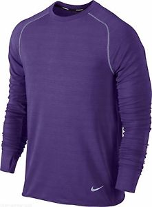 NWT Nike Running Sprint Feather Fleece Crew Long Sleeve Shirt Size M 598973 547