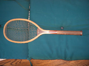 Antique Vintage Spalding Geneva Tennis Racquet circa 1905