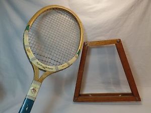 Vintage Wright Ditson Tennis Racket with Wooden Guard