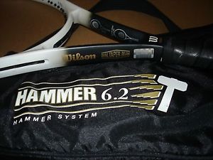 Wilson Hammer 6.2 110 Oversize Tennis Racket w/case AKA The Skunk