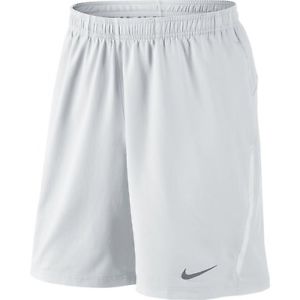 NEW Nike 9 Inch Power Woven White Dri-FIT Tennis Shorts Large FEDERER NADAL