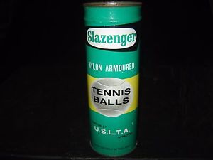 Vintage Sealed Unopened Slazenger Tennis Ball Can Excellent Made In England