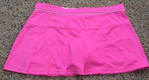 Bolle Tennis Athletic Running Skirt with Shorts SKORT Pink XL NWT