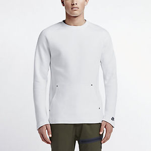 NIKE TECH FLEECE CREW MEN'S SWEATSHIRT (727359-100) White $100.00 (All Sizes)