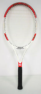 Used Wilson Six One 95 16x18 BLX 4 & 3/8 Adult Pre-Strung Tennis Racquet