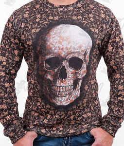 New Philipp Plein Winter  Men's Pullover Fashion T-Shirt Size:L Men's Clothing