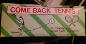 Vintage Tennis Trainer Come Back Tennis New Old Stock Unused