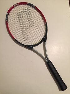 Prince Wimbledon Black/ Red Triple Force Graphite Tennis Racquet 4