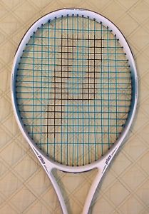 PRINCE TRICOMP 90 GRAPHITE FIBERGLASS KEVLAR 14X18 TENNIS RACKET W/NEW 4 3/8