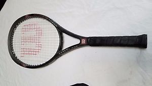 Wilson Hyper Carbon Hammer 2.3 OS 110sq Head Size Tennis Racquet 4 5/8 Grip