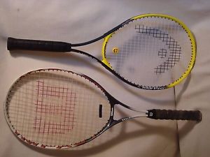 Lot Of 2....Tennis Rackets....Wilson & Head Tour Pro....Used