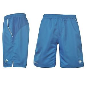 Dunlop Performance Tennis Shorts Mens Blue Racket Sports Short Sportswear