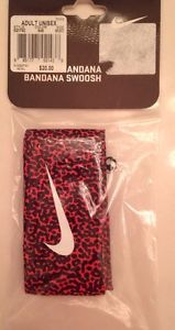 Nike Bandana Athletic Sport Team Mens Womens One Size Misc Pink Animal Print