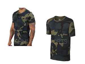 Nike Camo Futura T2 Tee Men's T Shirt 685391-326 Cargo Khaki/Black New