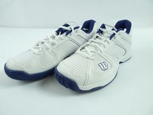 *NEW*Wilson Stance CC tennishoes Clay shoes white navy Men US 8 = UK 7,5 blue