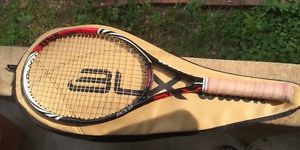 Wilson BLX BOLD TENNIS RACQUET WITH THE CASE! Super Soft Grip Great Racquet! ---