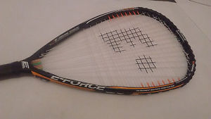 E-Force BlackHawk 165G Racquetball Racquet used, in new condition