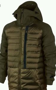 NIKE TECH FLEECE AEROLOFT JACKET MEN'S JACKET $350 678261-329 DARK LODEN XL