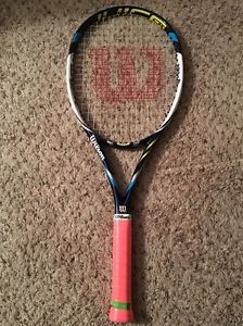 Brand New Wilson Juice 100 BLX Strung racquet 4 3/8 Grip Size