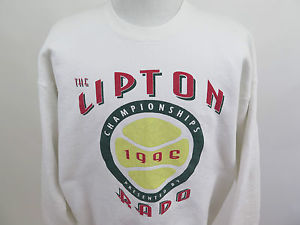 Vintage 1996 Nike Swoosh Lipton Tennis Championship Crewneck Sweatshirt XXL 2XL