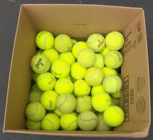 100 Used Tennis Balls