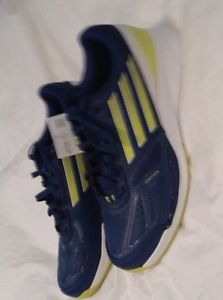 ADIDAS "NEW" MEN'S ACE II RG TENNIS SHOE BLUE/YELLOW/WHITE  SIZE 8 1/2