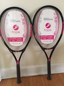 2... 2013 BRAND NEW Wilson HOPE Oversized Head Tennis Racquet For Women- NICE!