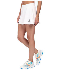 ADIDAS ALL PREMIUM TENNIS SKORT SKIRT - SIZE S SMALL - WHITE -